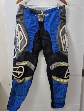 Vintage AXO 989 Streetwear Motocross Pants Made In Italy